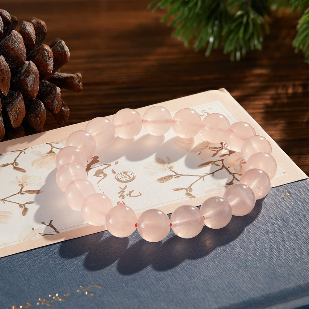 Rose Quartz Bracelet for Love & Healing | Blessing & Luck