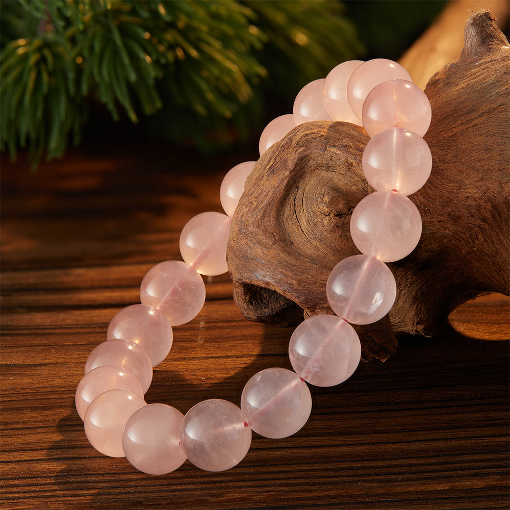 Rose Quartz Bracelet for Love & Healing | Blessing & Luck
