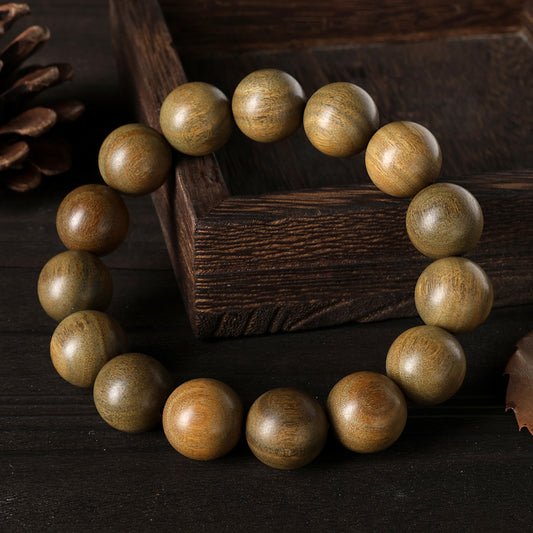 Bracelet for Boosting Overall Luck - Handpicked Natural Eastern Buddhism Sandalwood Bracelet with Blessing