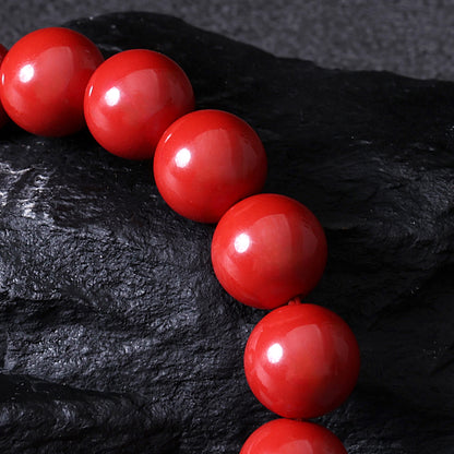 Bracelet for Protection Against Negative Aura - Cinnabar Stone Bracelet with Blessing | Feng Shui Bracelet