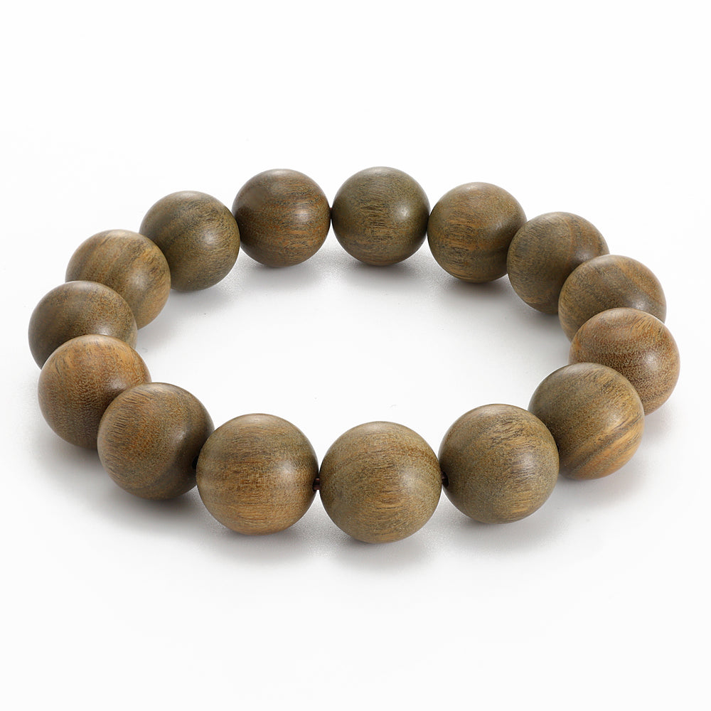 Feng Shui Bracelet | Bracelet for Boosting Overall Luck - Handpicked Natural Eastern Buddhism Sandalwood Bracelet with Blessing