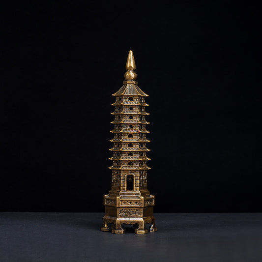 Mantra Infused Handmade Decor for Wisdom - 9 floor WenChang Tower of Wisdom